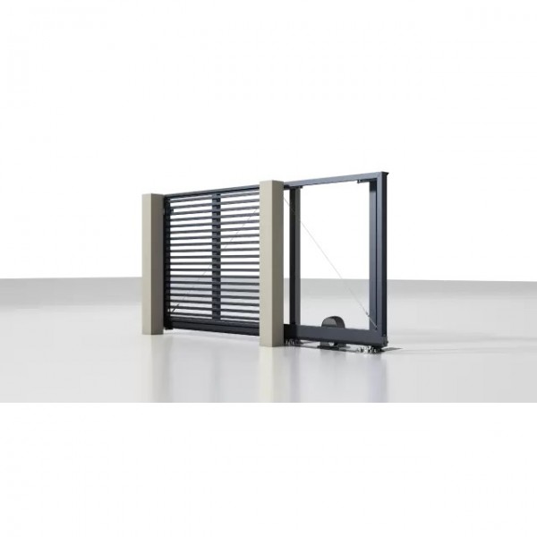 Откатные въездные ворота ALUTECH Prestige 2000×2000 мм