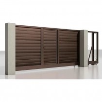 Откатные въездные ворота ALUTECH Prestige 3500×2000 мм