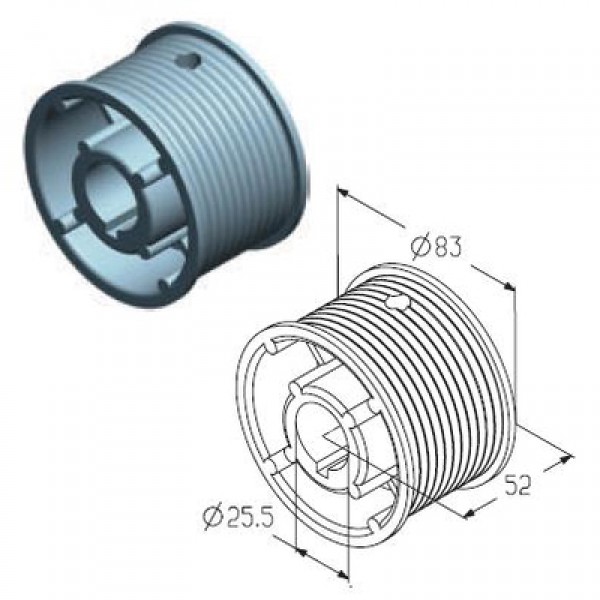 Alutech CD010N барабан Alutech CD010N барабан