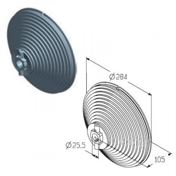 Alutech CD018V барабан