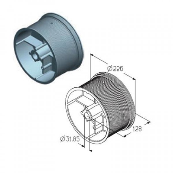 Alutech CD032N-5/4 барабан Alutech CD032N-5/4 барабан