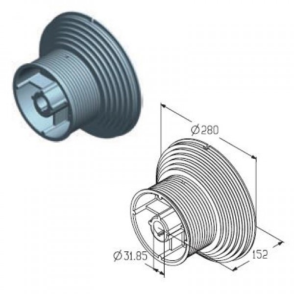 Alutech CD164H-5/4 барабан Alutech CD164H-5/4 барабан