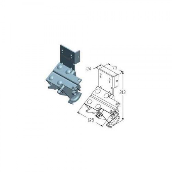 Alutech RBI446R кронштейн нижний Alutech RBI446R кронштейн нижний