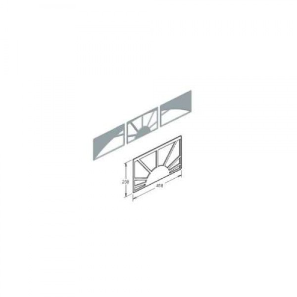 Alutech Sunrise 3 DIS043 комплект вставок декоративных Alutech Sunrise 3 DIS043 комплект вставок декоративных