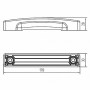 ALUTECH HG008 ручка для ворот ALUTECH HG008 ручка для ворот