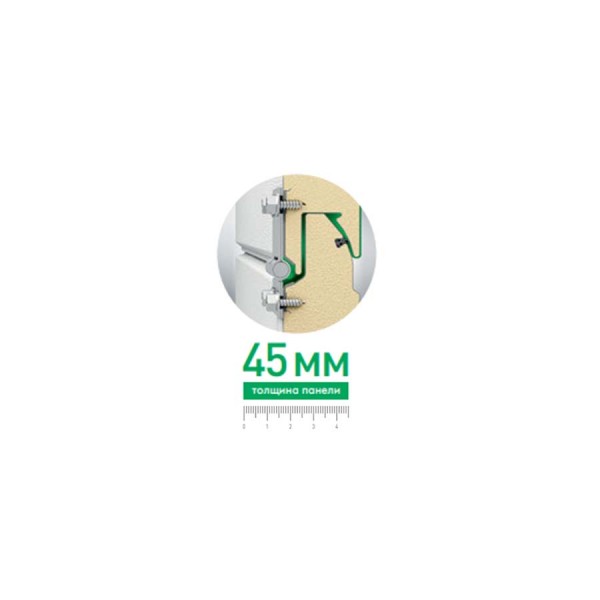 Секционные гаражные ворота Alutech Prestige 2500х2250 мм. стандартных размеров